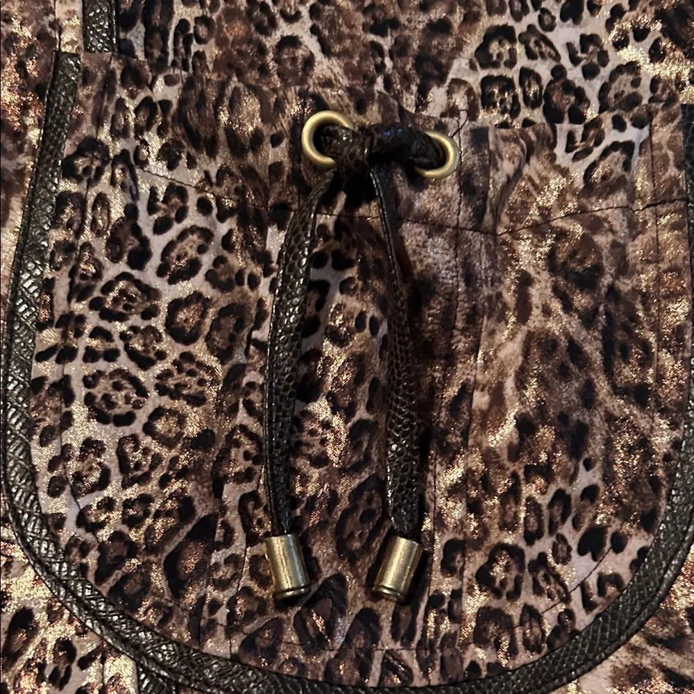 Chicos Zenergy  Leopard Print Jacket - Picture 3 of 5
